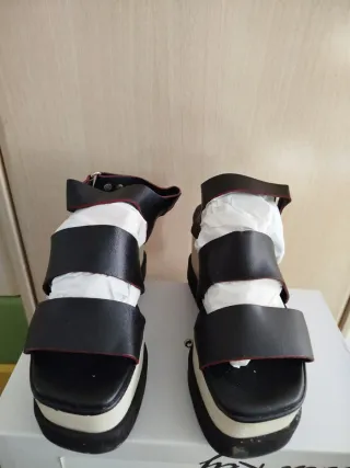 Sandalias plataforma negras