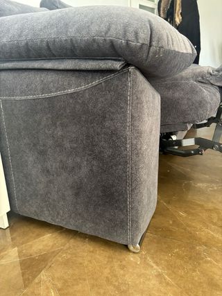 Divano relax grigio 228 cm Anti strappo