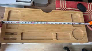 Elevador de monitor de bambú