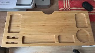 Elevador de monitor de bambú