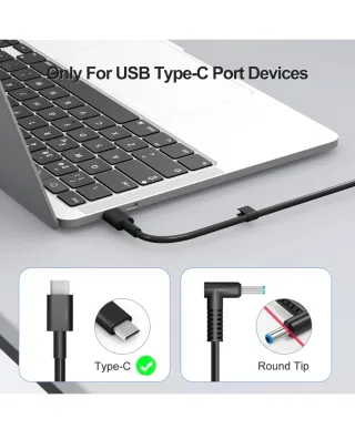 Caricatore SCOVEE 65W USB C per Dell