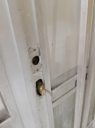 Puerta doble de aluminio