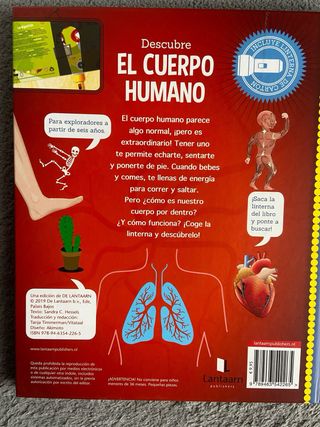 Descubre el cuerpo humano.(libro con linterna)
