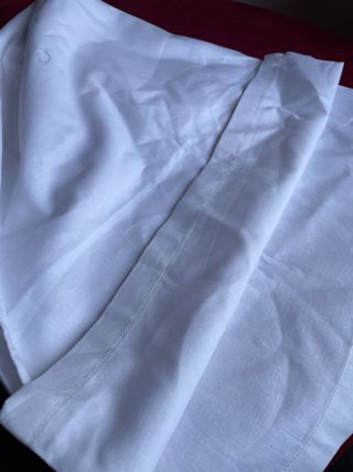 Juego de sábanas blanco