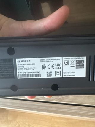 Barra Sonido Samsung HW-B430 + Subwoofer