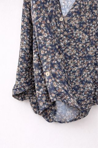 Camisa estampada flores