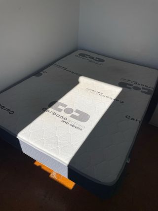 Somier + Colchón  (Carbono activo, Anti-Stress)