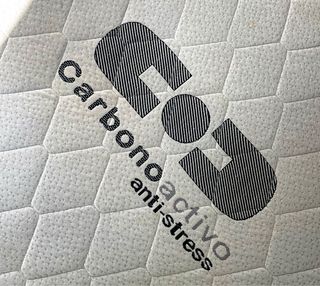 Somier + Colchón  (Carbono activo, Anti-Stress)