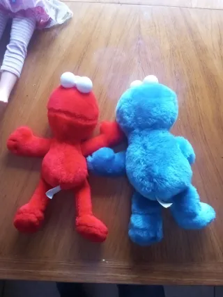 Peluche Elmo y Monstruo Galletas