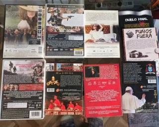 Lote 9 Películas DVD (Acción, Suspense, documental