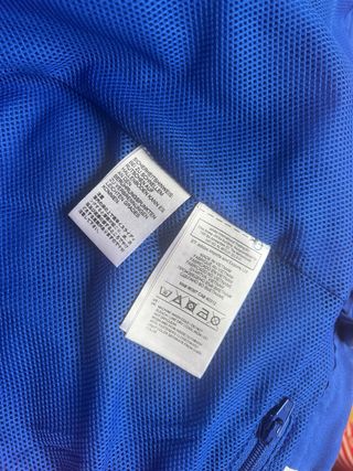 Chaqueta Adidas Vintage Azul y Blanca