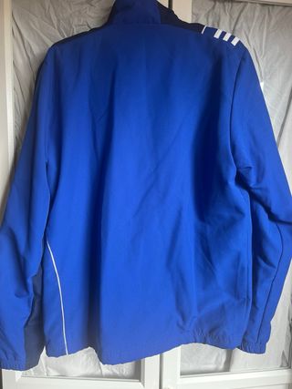 Chaqueta Adidas Vintage Azul y Blanca