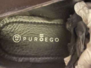 Zapatos PIEL Derby PURO EGO Talla 42 Negros