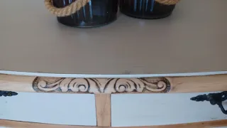 Cómoda antigua restaurada madera