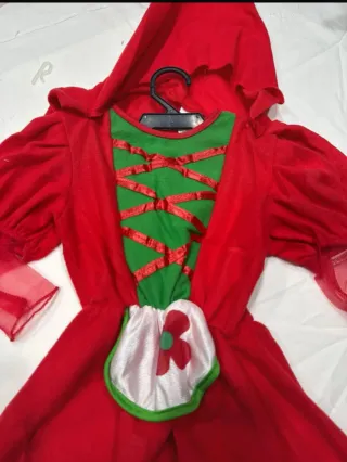 Vestito Cappuccetto Rosso 3-4 anni