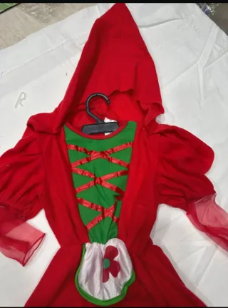 Vestito Cappuccetto Rosso 3-4 anni