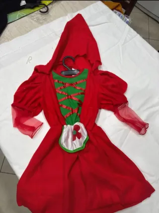 Vestito Cappuccetto Rosso 3-4 anni