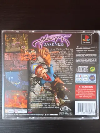 Heart of Darkness PlayStation PAL. Alemán.