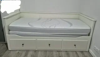 Estructura Diván HEMNES 80x200cm Blanco