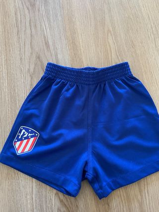 Pantalón corto niño Atleti azul 12 meses