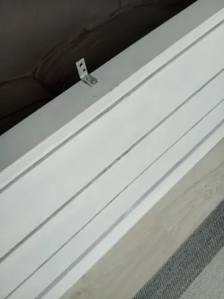 Cabecero de madera blanco 165 cm