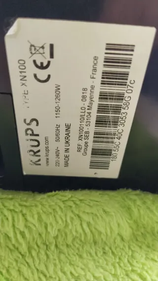 Despiece Cafetera Krups Inissia XN100