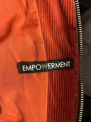 Anorak oversize corduroy granate