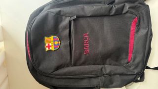Mochila FC Barcelona Negra y Rosa