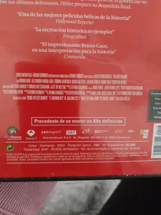 DVD El Hundimiento (Downfall)