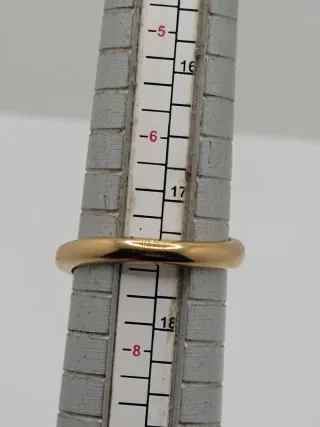 Anillo Serpiente Baño Oro Acero Quirúrgico