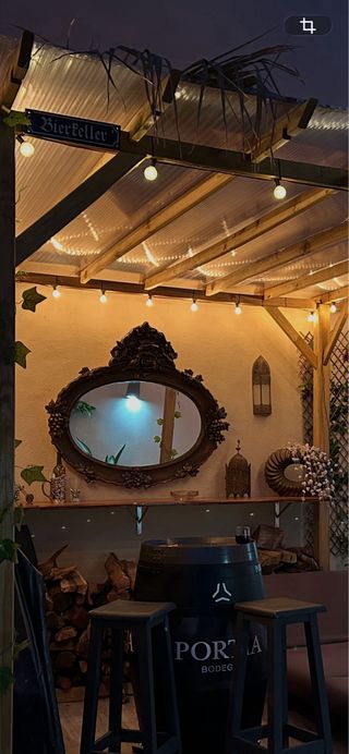 Espejo Barroco Vintage resina y cristal