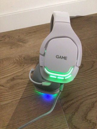 Cascos Gaming Blancos con Micrófono