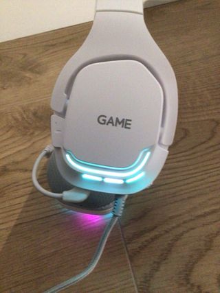 Cascos Gaming Blancos con Micrófono