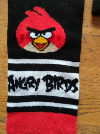 Bufanda y Gorro Infantil Angry Birds