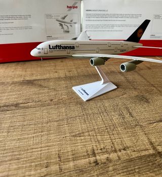 Modellino Aereo Airbus A380 Lufthansa