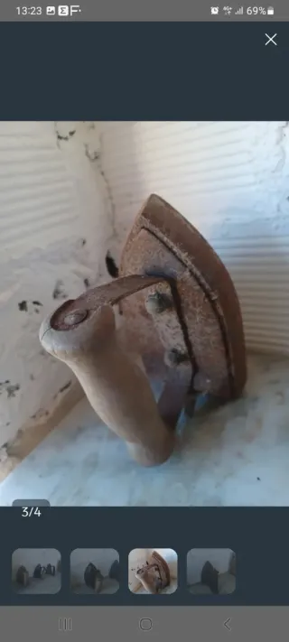 Planchas antiguas de hierro