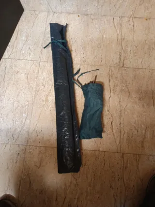 Pali per tenda da campeggio blu