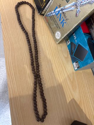 Collar de cuentas de madera 40cm aprox