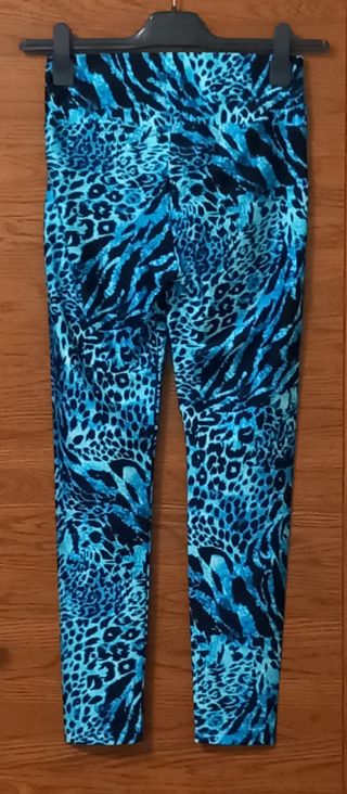 Leggings Calzedonia fantasia leopardata turchese