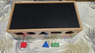 Juego Bloques Madera Figuras Geométricas