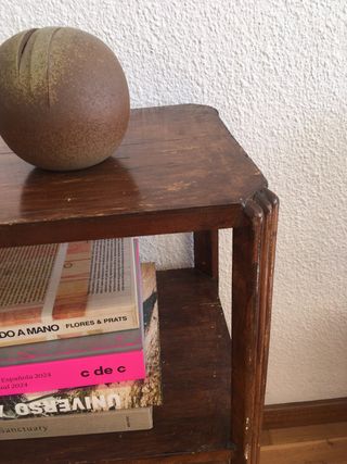 Mueble estantería madera vintage