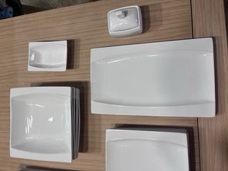 Vajilla Porcelana Blanca Casa
