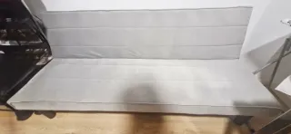 Sofá Cama Gris Tela