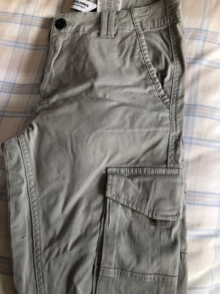 Pantalones cargo Jack & Jones verde oliva