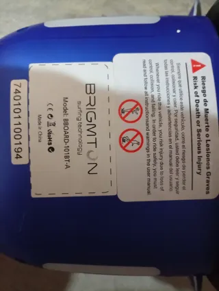 Patín Eléctrico Brigmton Bboard 101BT