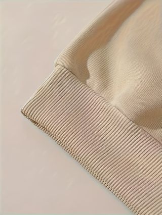 Sudadera NORWAY Beige Cuello Redondo