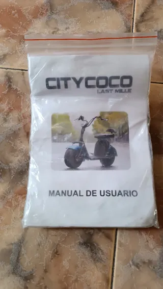 Patinete Citycoco Eléctrico Azul