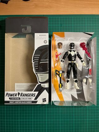 Power Rangers Black Ranger Figura Coleccionable