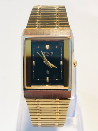 reloj citizen tank vintage oro - estado impecable