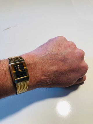 reloj citizen tank vintage oro - estado impecable